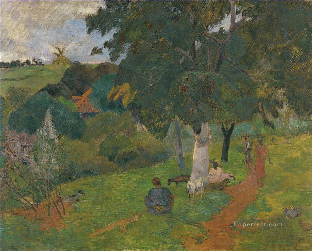 Coming and Going Martinique Paul Gauguin landscape Oil Paintings